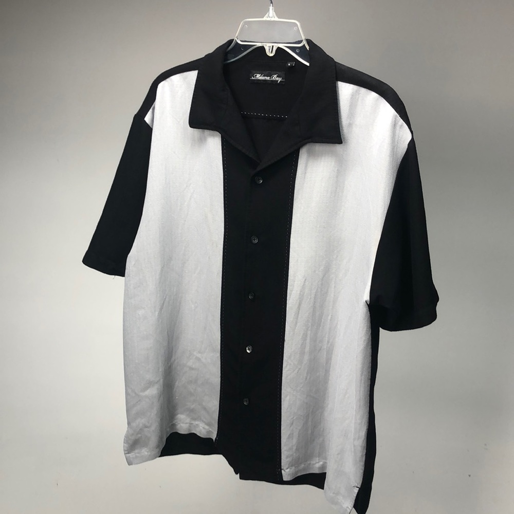 Milano Bay Cabana Bowling Shirt Large